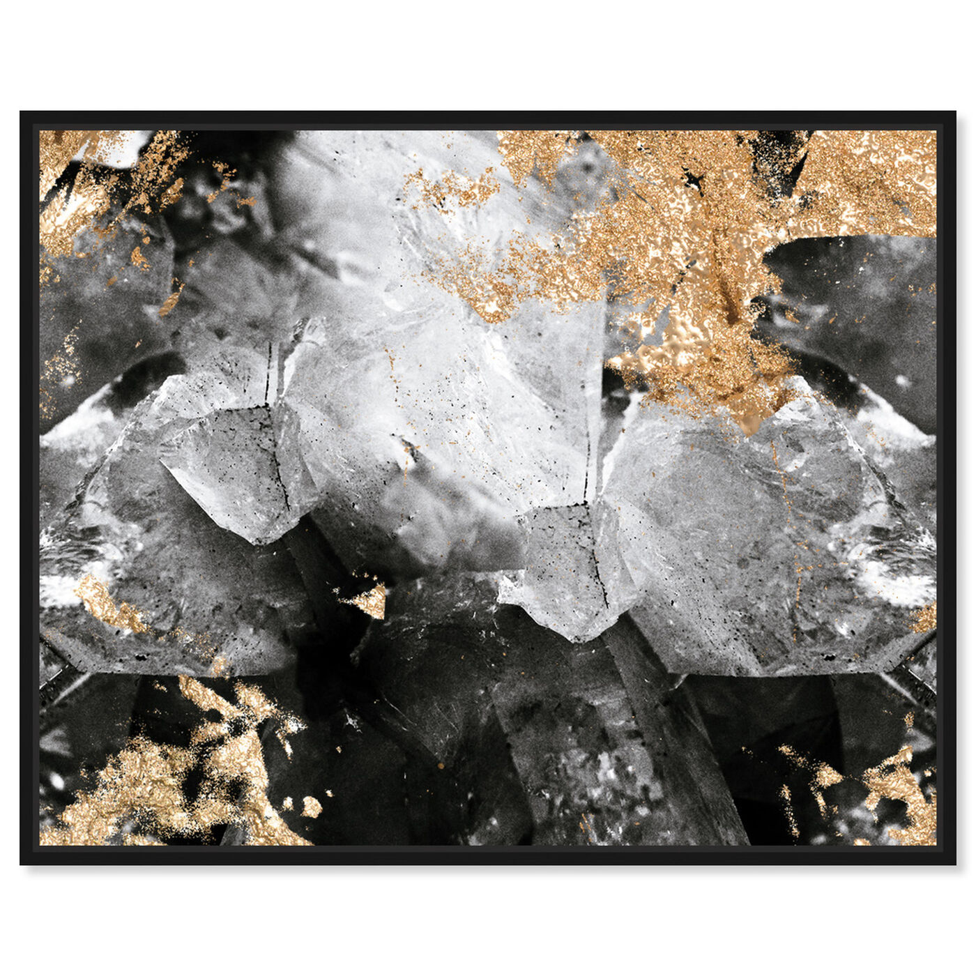 Front view of Diamond Crystals featuring abstract and crystals art.