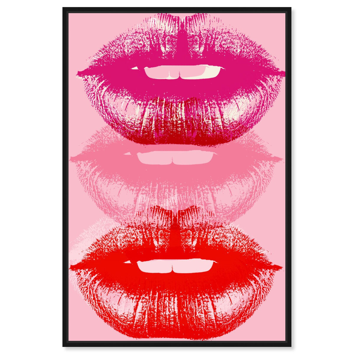 Pop Art Lips Two | By Oliver Gal