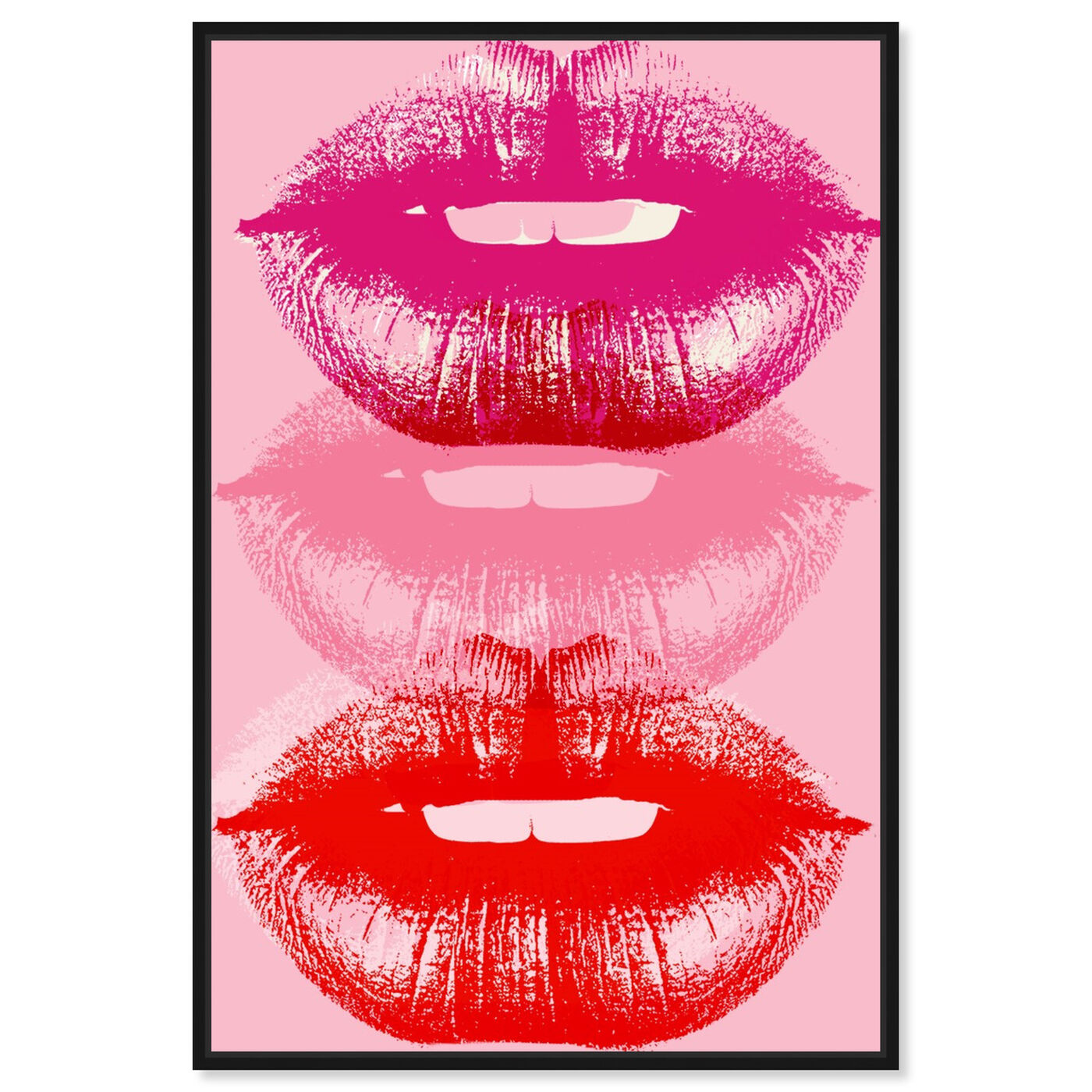Front view of Pop Art Lips Two featuring fashion and glam and lips art.