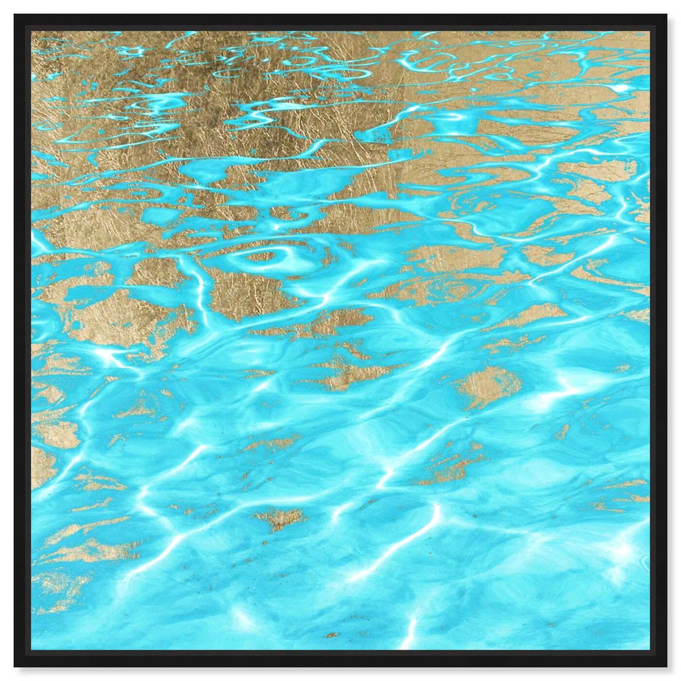 Front view of Pristine Waters featuring abstract and textures art.