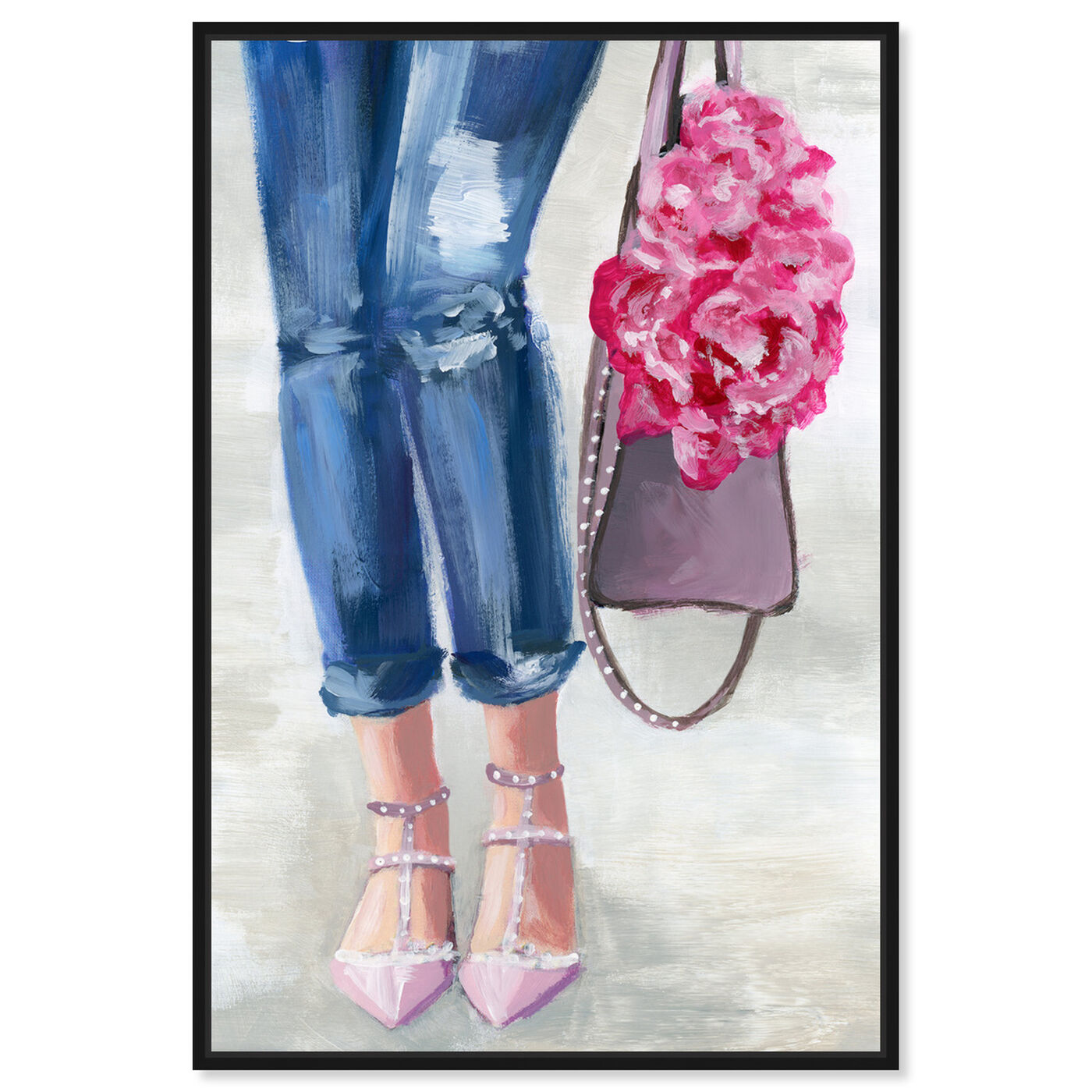 Front view of Out and About Blush featuring fashion and glam and clothes art.