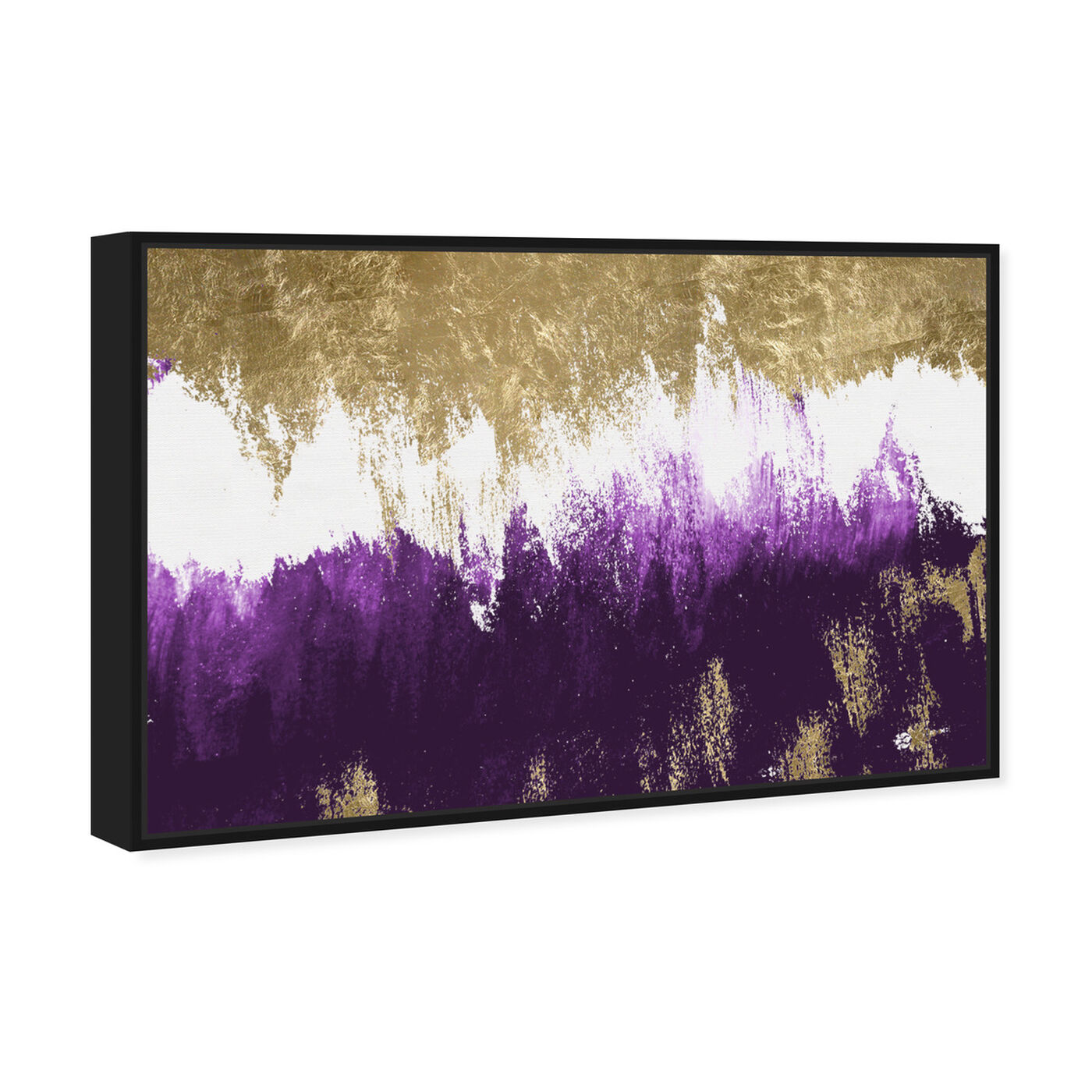 Angled view of Adore Amethyst featuring abstract and paint art.