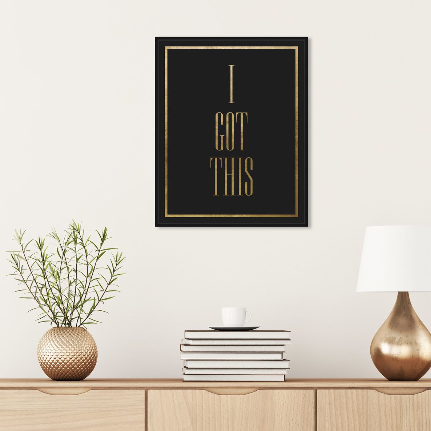 Hanging view of I Got This featuring typography and quotes and inspirational quotes and sayings art.