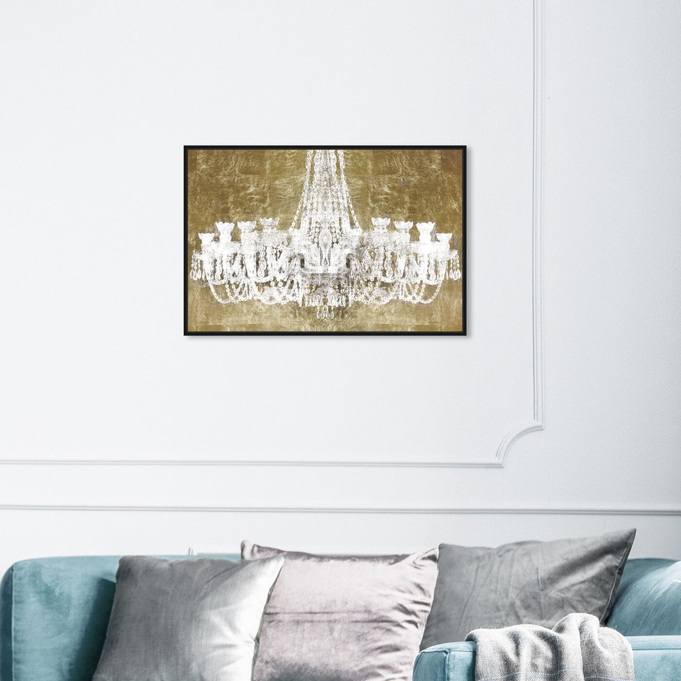 Hanging view of Shine Bright Like A Diamond featuring fashion and glam and chandeliers art.