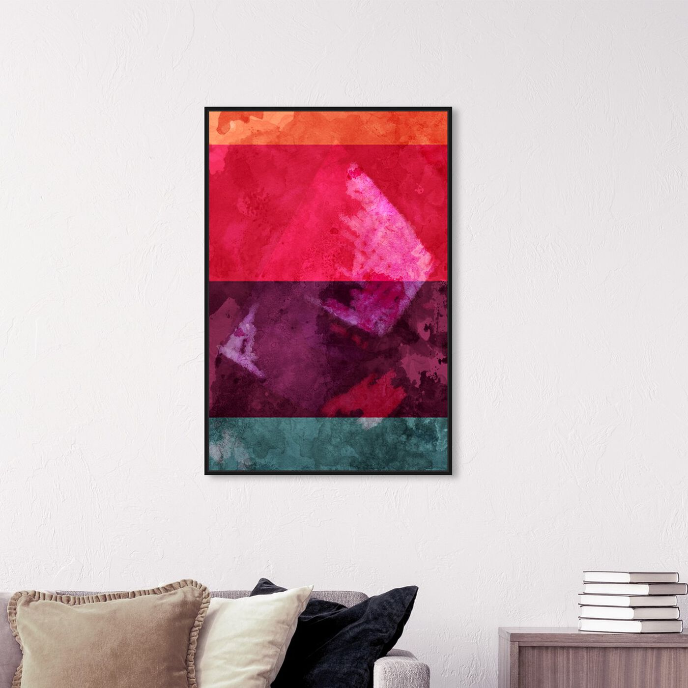 Hanging view of You Make Me featuring abstract and paint art.