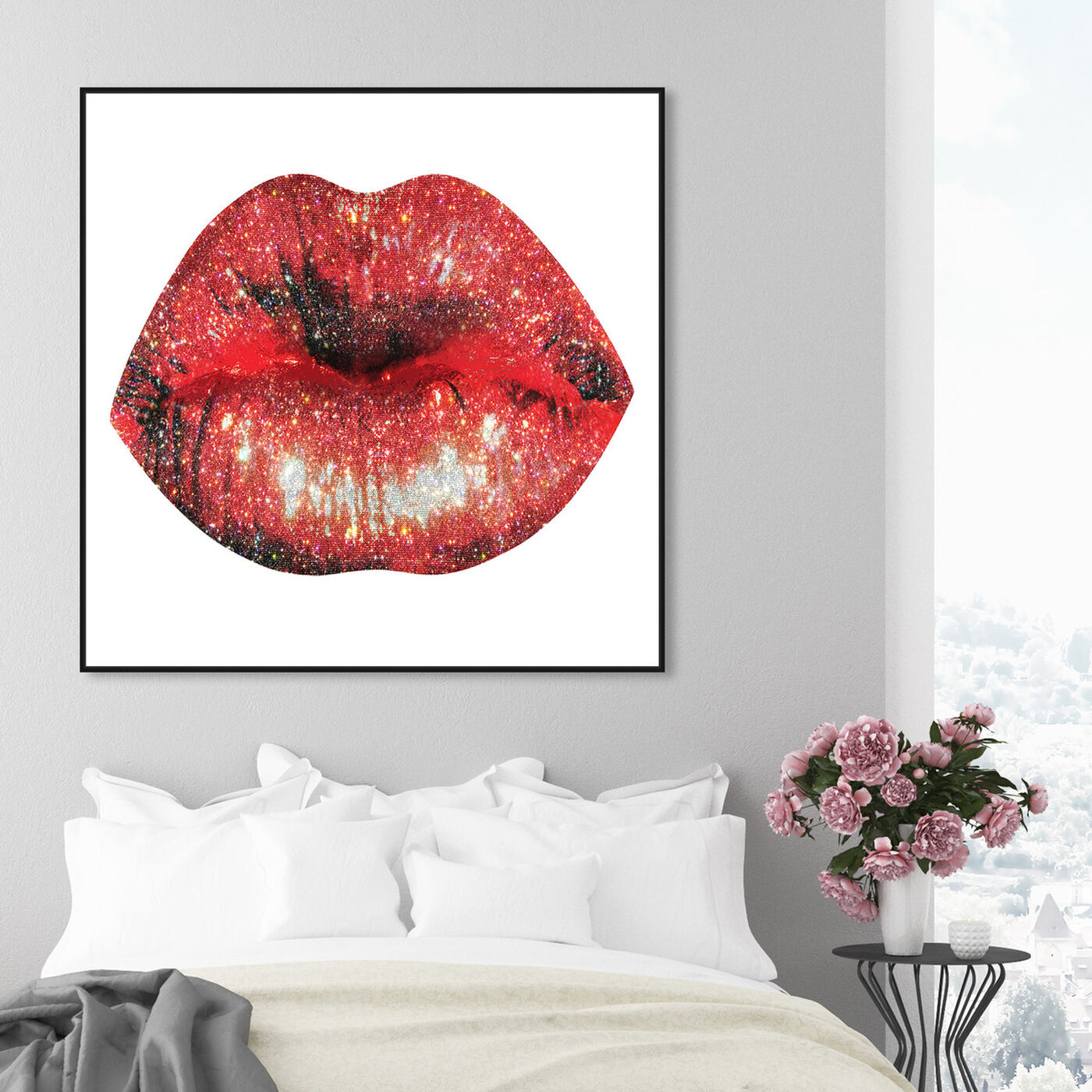 OFF Lips  Wall Art by Oliver Gal