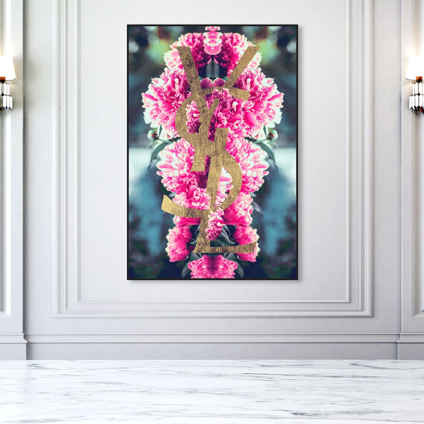 Hanging view of Double-Up Boom featuring floral and botanical and florals art.