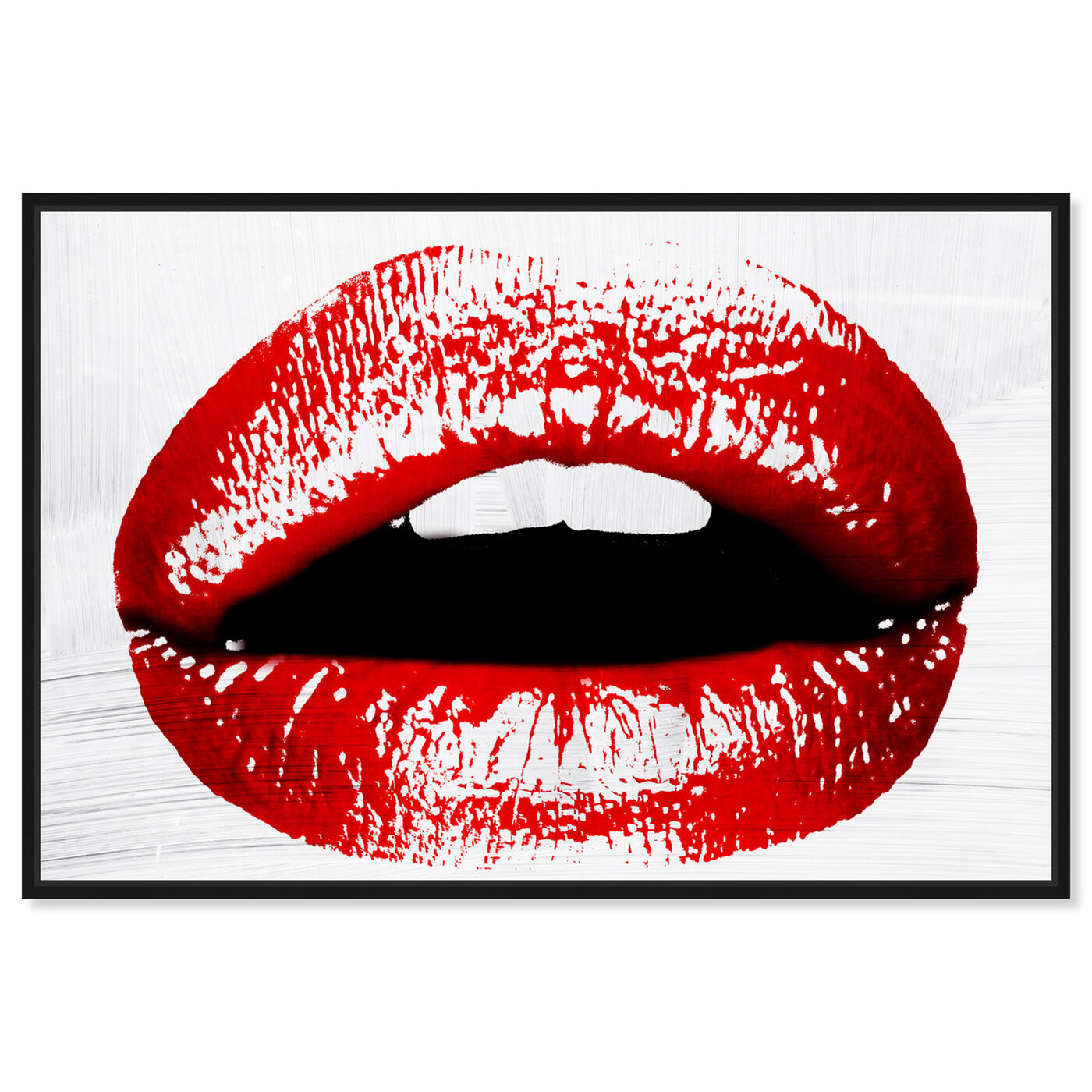 Front view of Statement Lips featuring fashion and glam and lips art.