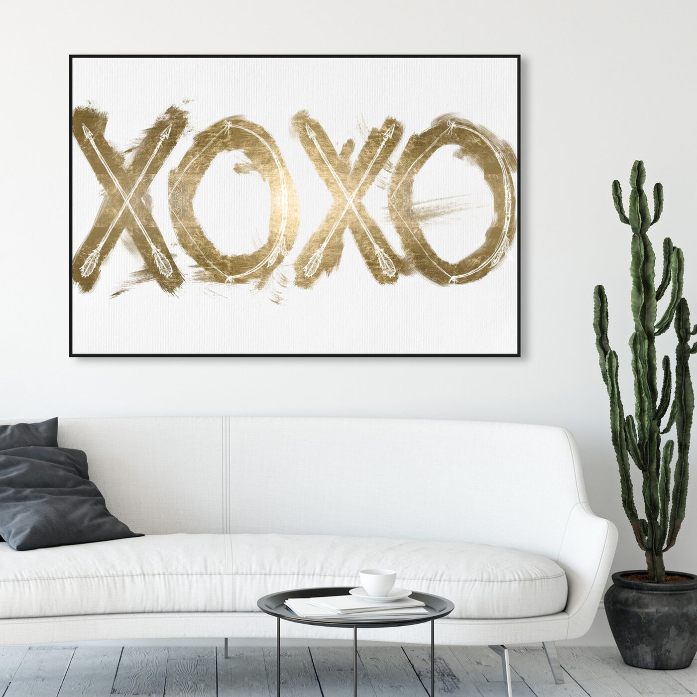Hanging view of Warrior XOXO featuring typography and quotes and quotes and sayings art.