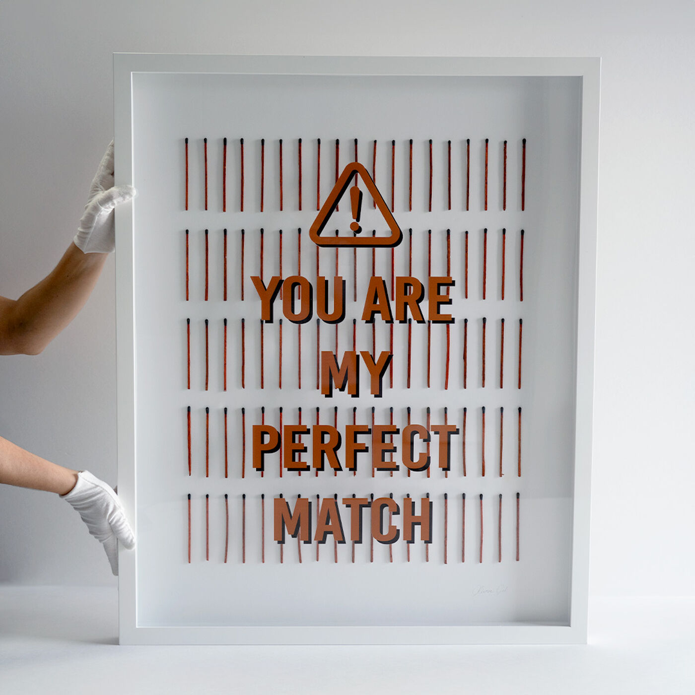 Perfect Match - Framed 3D Art