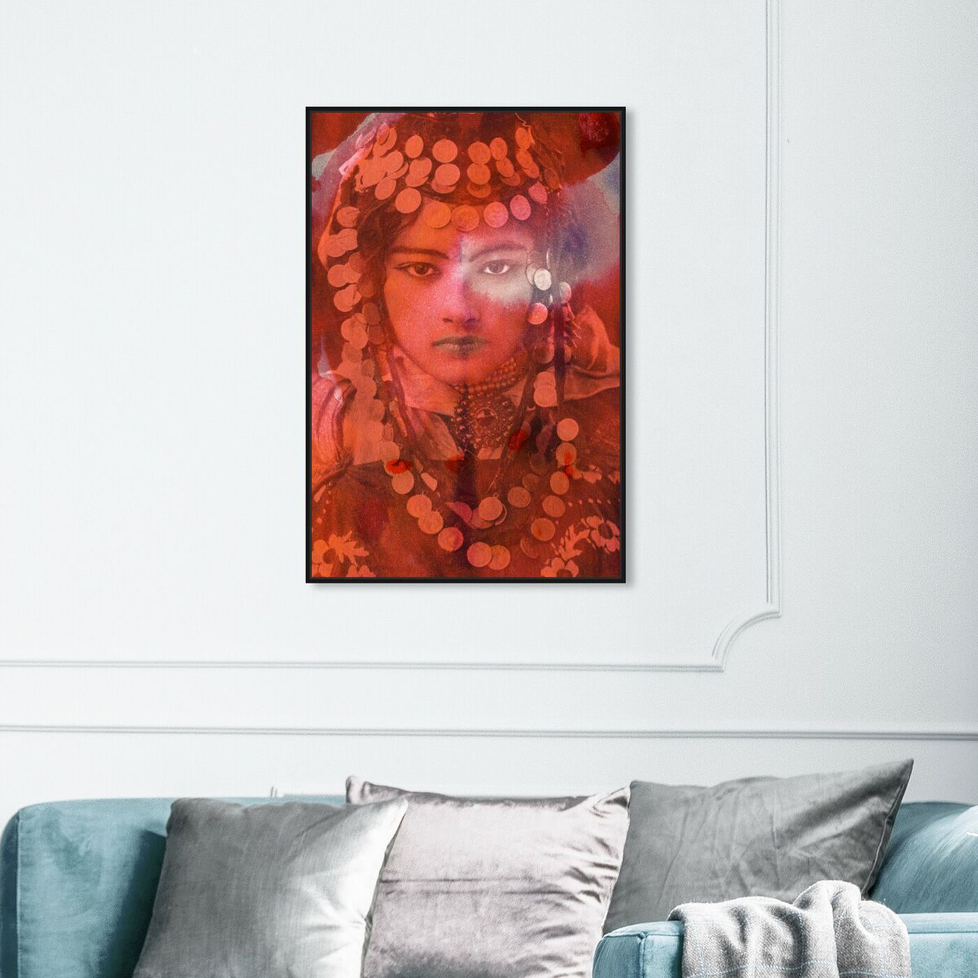 Hanging view of Gypsy Girl featuring classic and figurative and classic art.