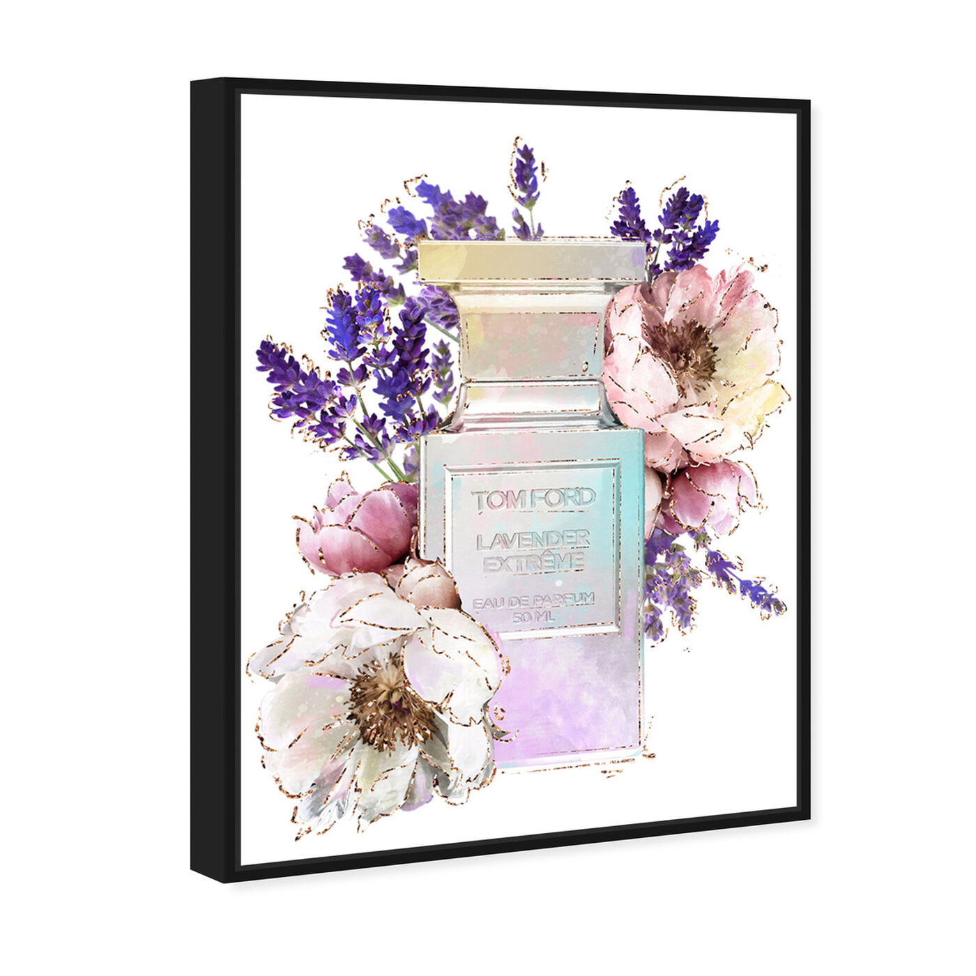 Angled view of Lavender Floral Scent featuring fashion and glam and perfumes art.
