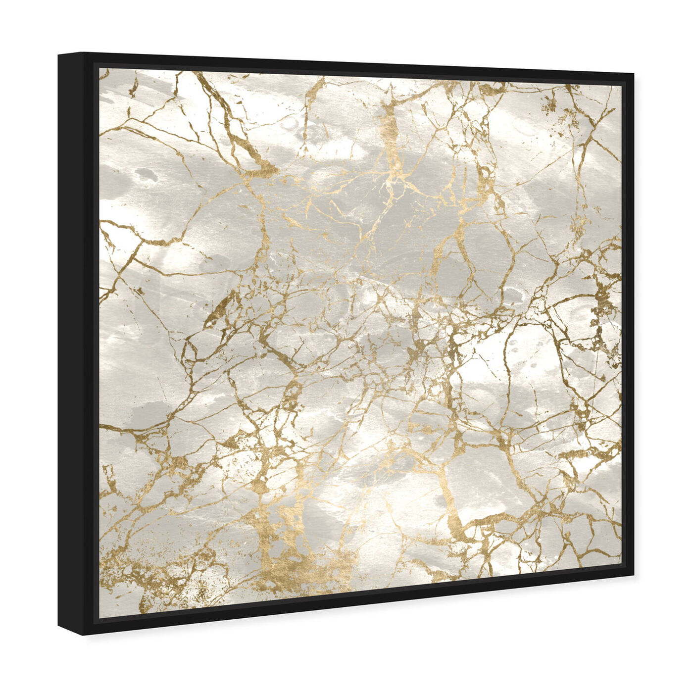 Angled view of C Marble featuring abstract and crystals art.