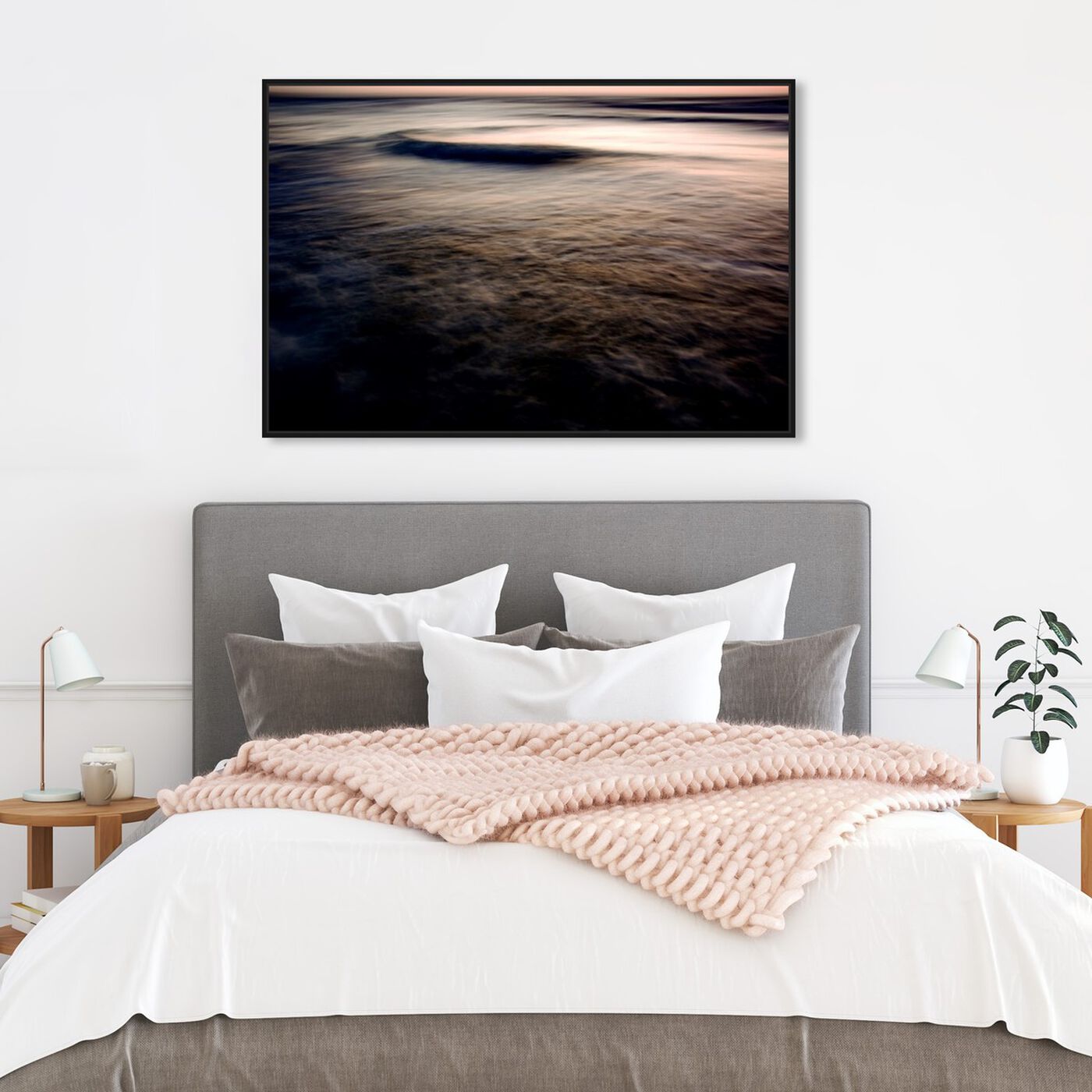 Hanging view of After the Sun Has Set II featuring nautical and coastal and coastal art.