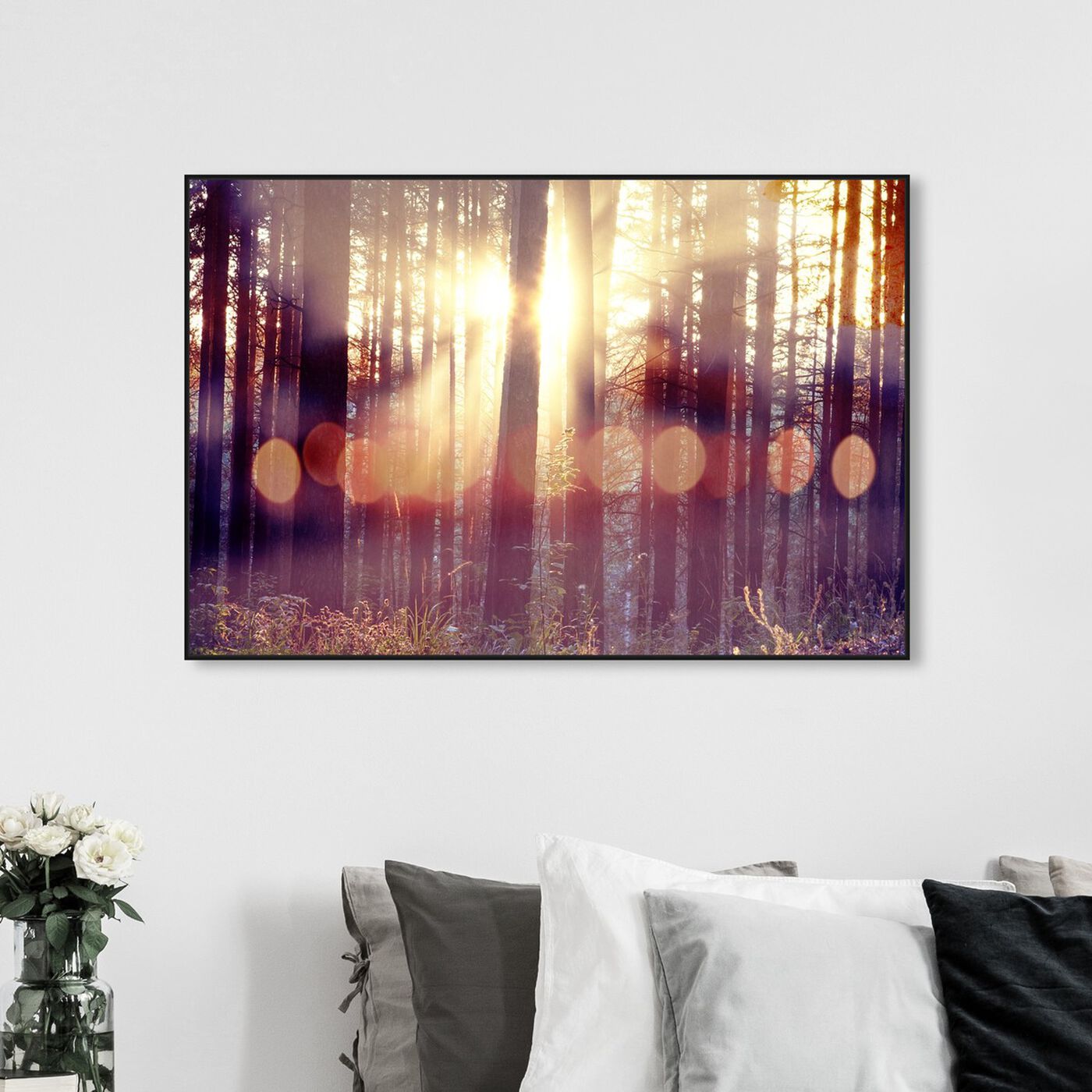 Hanging view of Stood in Time I featuring nature and landscape and forest landscapes art.