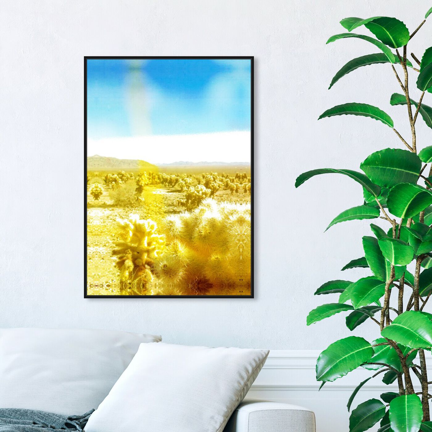 Hanging view of Soft Cali Dry featuring nature and landscape and desert landscapes art.