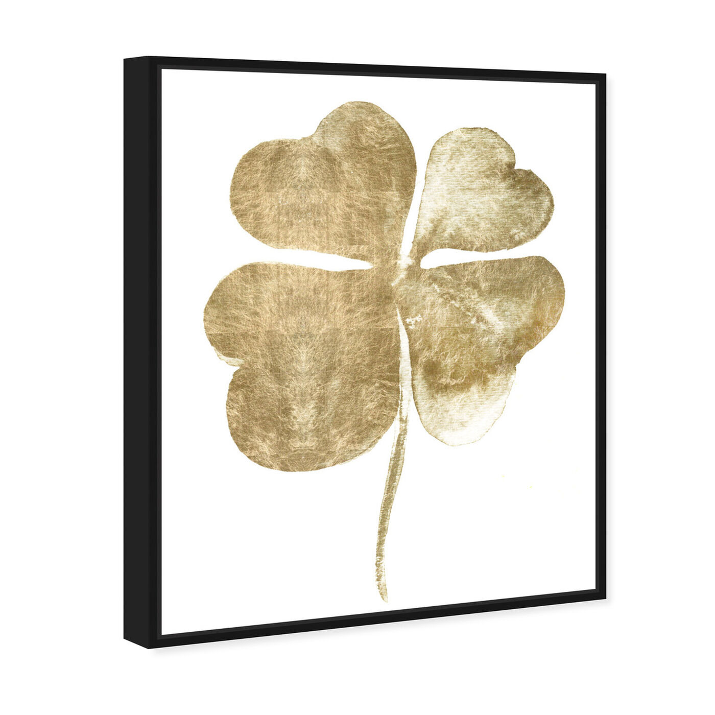 Angled view of Clover featuring floral and botanical and botanicals art.
