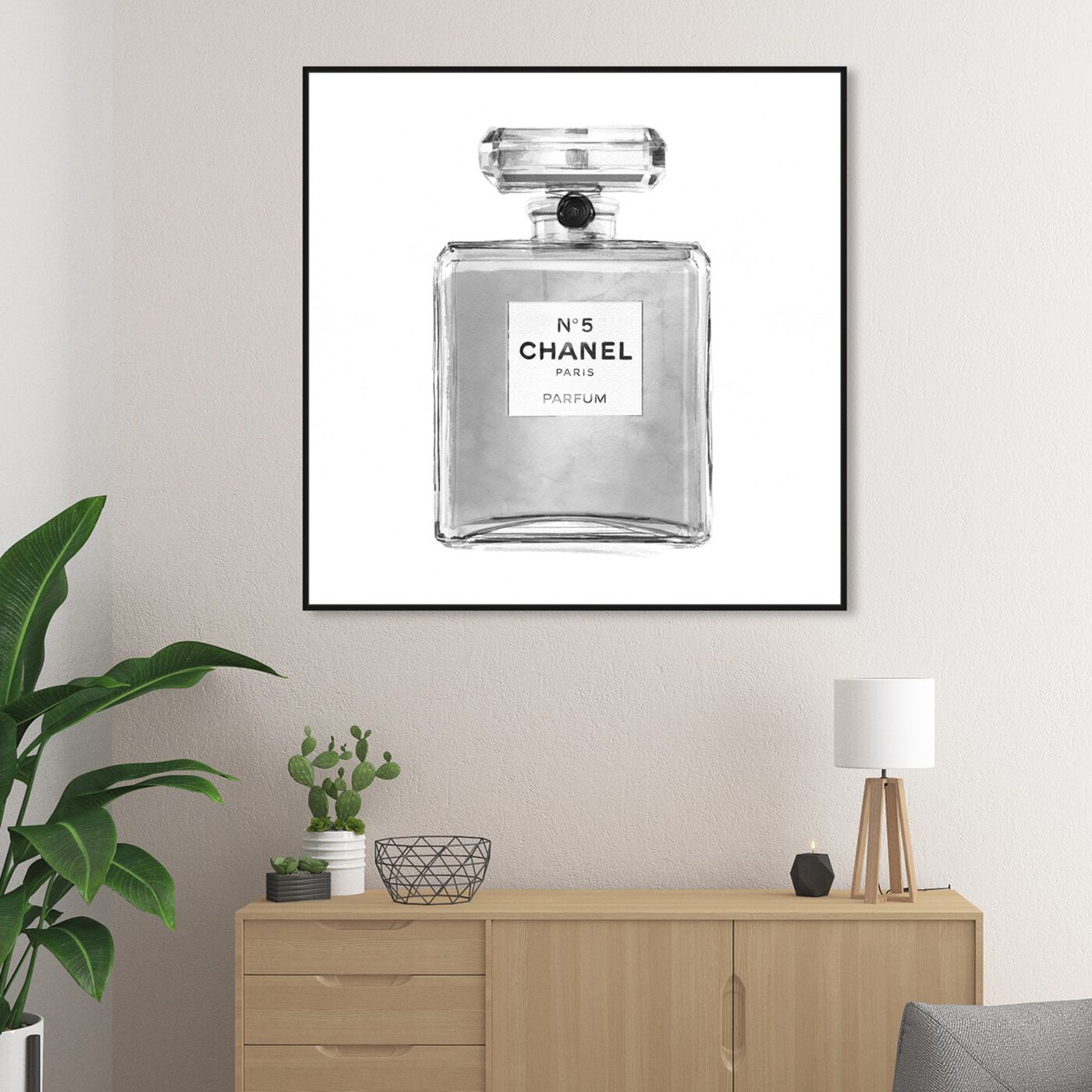 Hanging view of Silver Classic Perfume featuring fashion and glam and perfumes art.