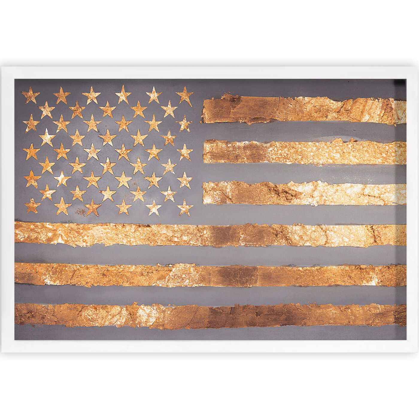 Rocky Freedom - Gold Leaf Embellishment