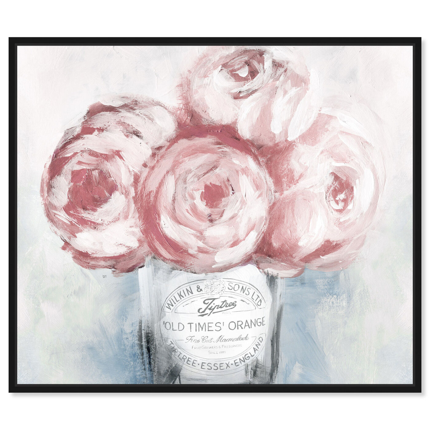 Front view of Peony Jam featuring floral and botanical and florals art.