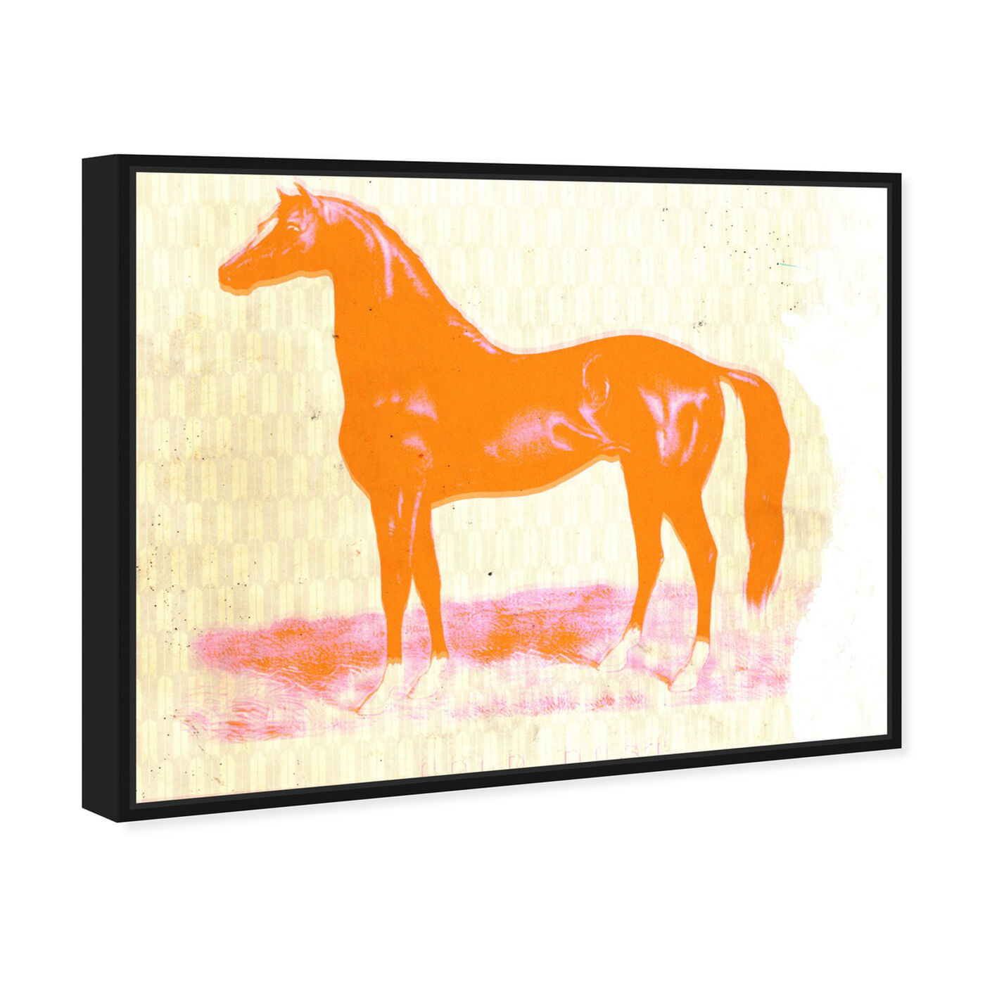 Angled view of Gold Dust Horse By Carson Kressley featuring animals and farm animals art.