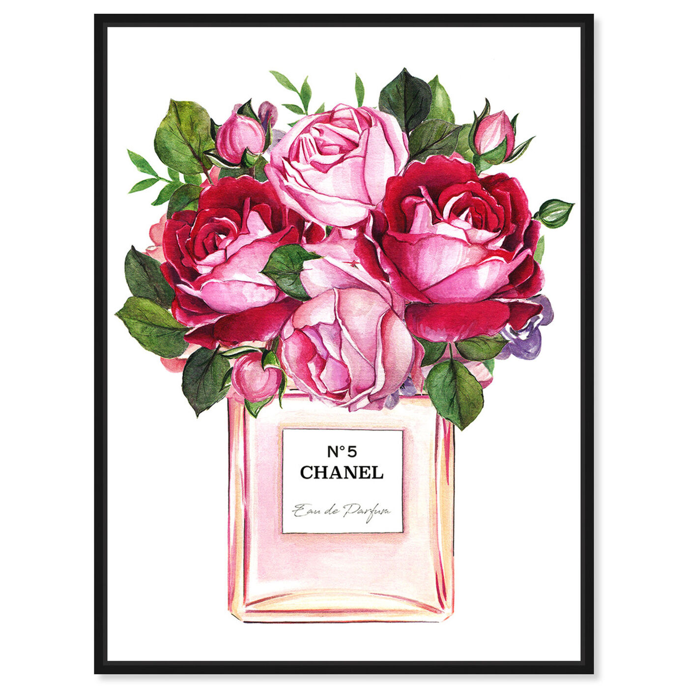Oliver Gal 'Doll Memories-Bouquet in Trunk' Fashion and Glam Wall Art  Canvas Print - Brown, Pink - Bed Bath & Beyond - 26233696