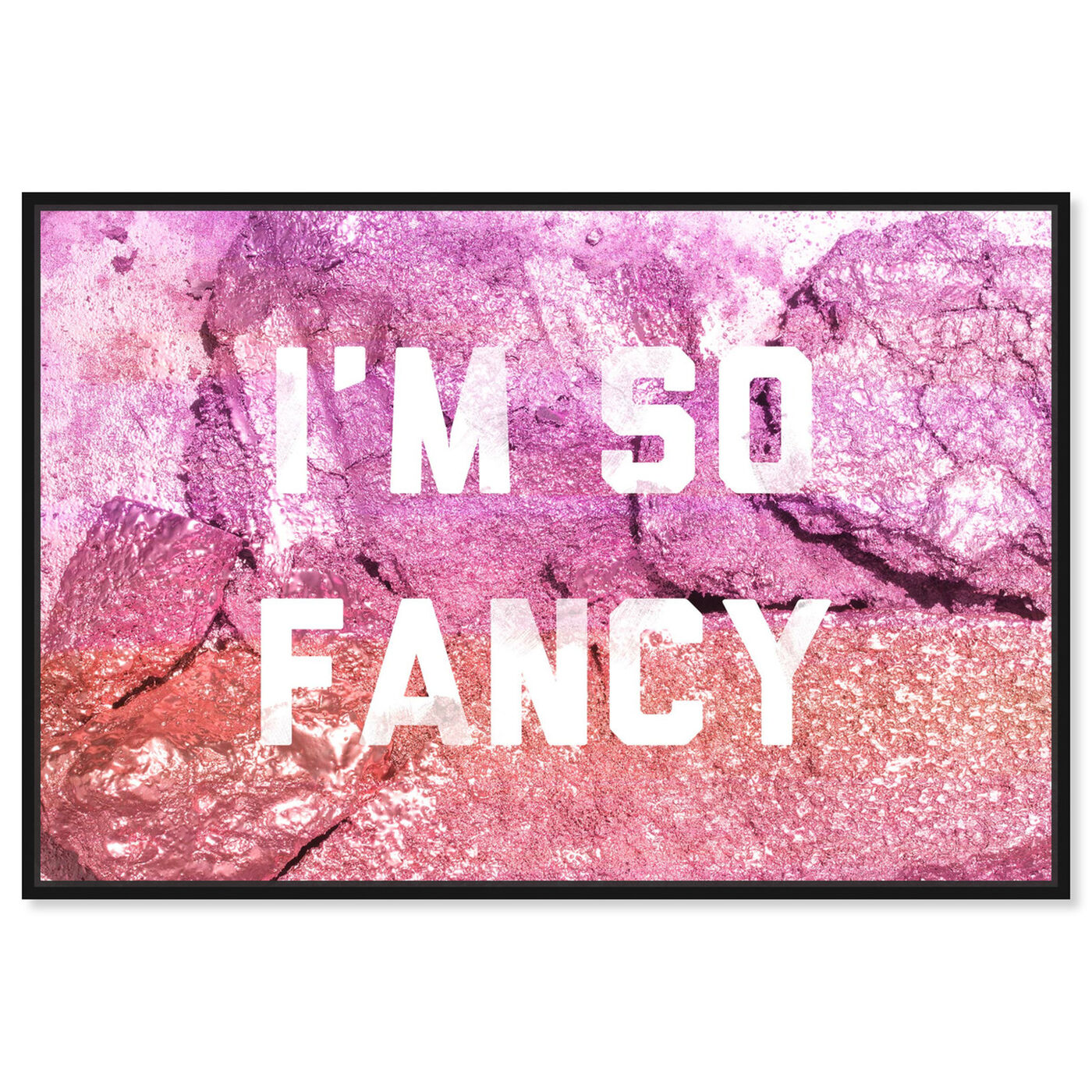 Front view of So Rocking Fancy featuring typography and quotes and fashion quotes and sayings art.