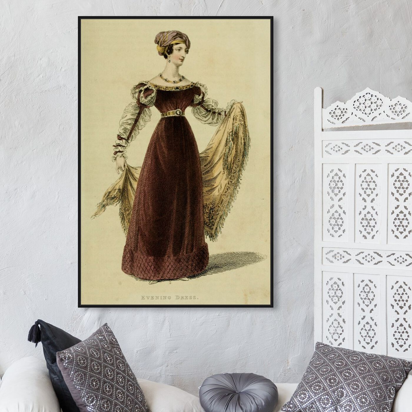 Hanging view of Evening Dress V - The Art Cabinet featuring classic and figurative and realism art.