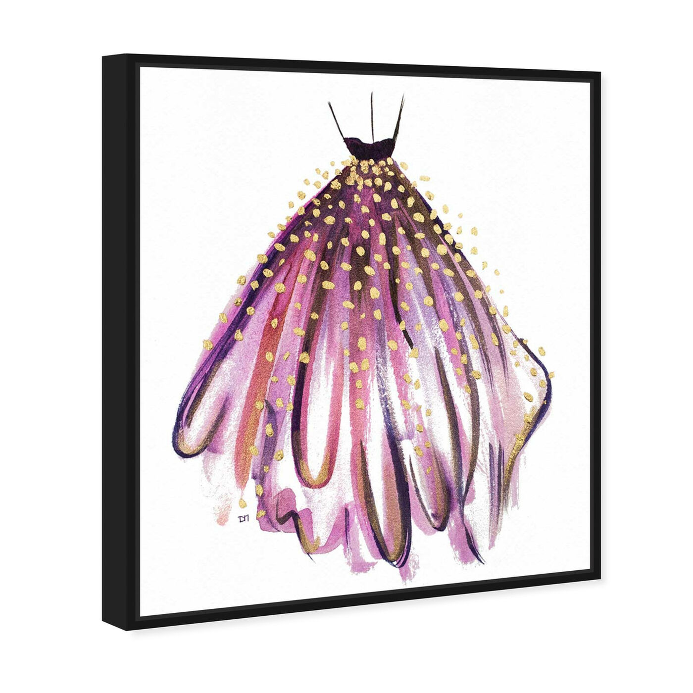 Angled view of Purple Magic featuring fashion and glam and dress art.