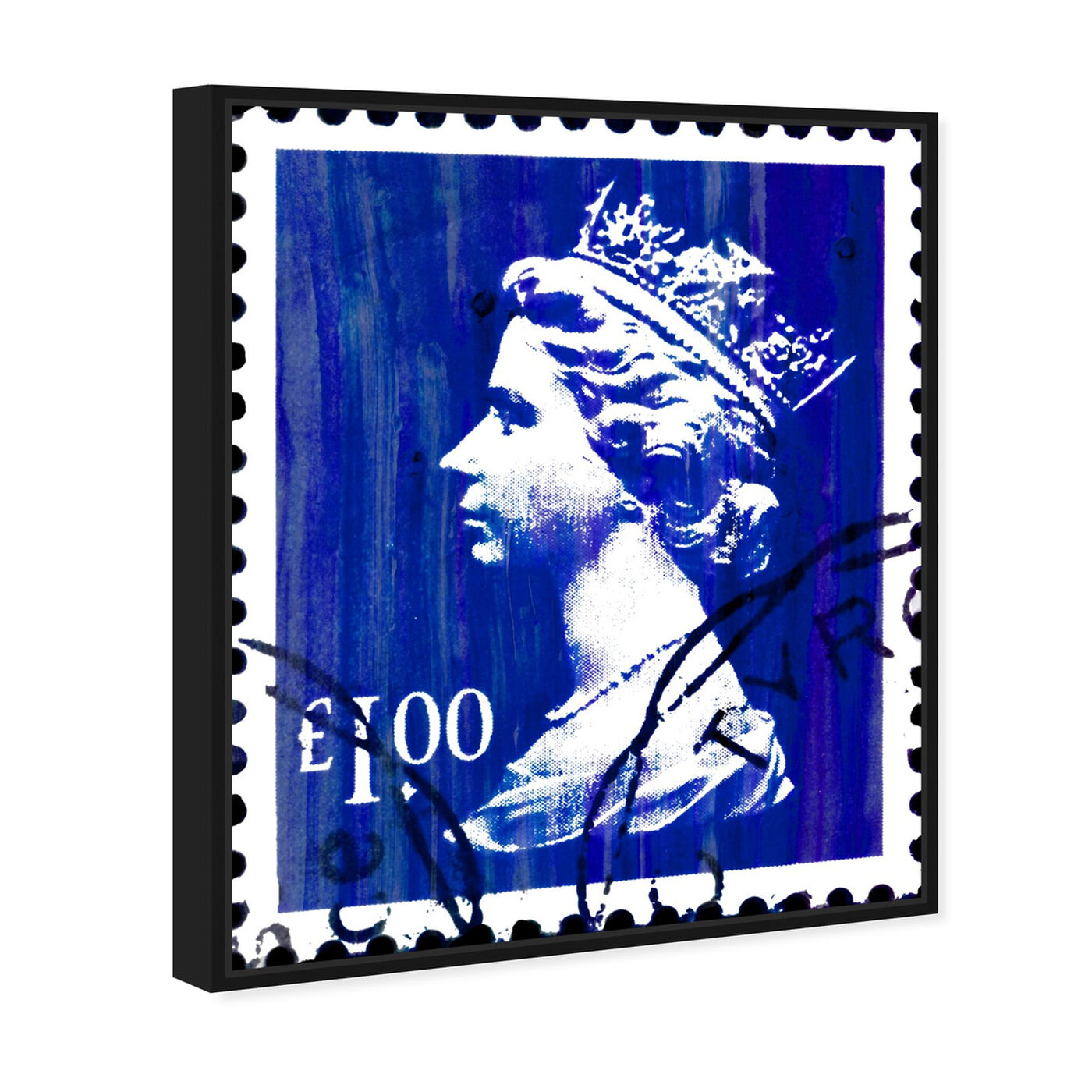 Angled view of Save The Queen One featuring world and countries and european cultures art.