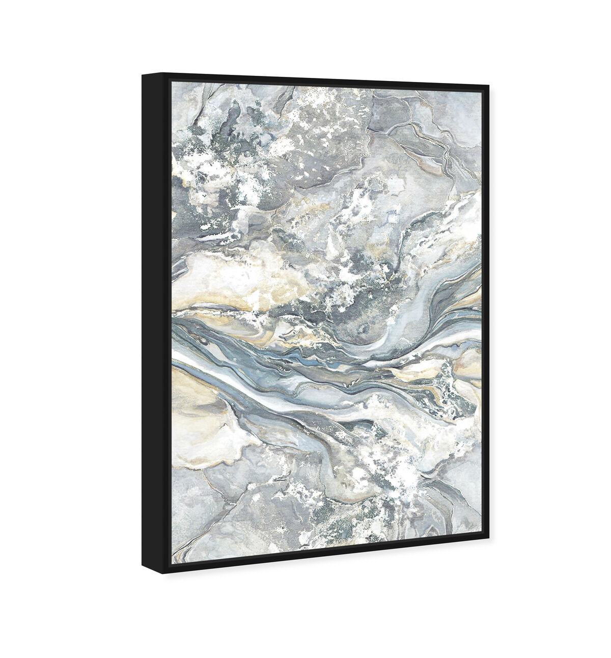 Soft Grey Shadows II | Abstract Wall Art by The Oliver Gal