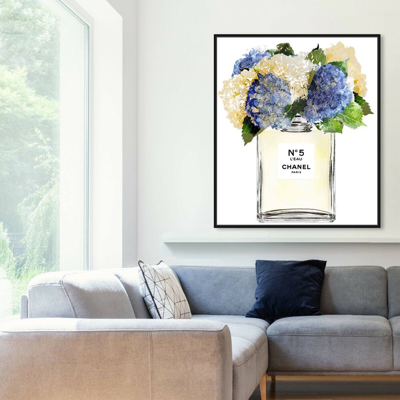 Hanging view of Bright and Airy Garden Scent Purple featuring fashion and glam and perfumes art.