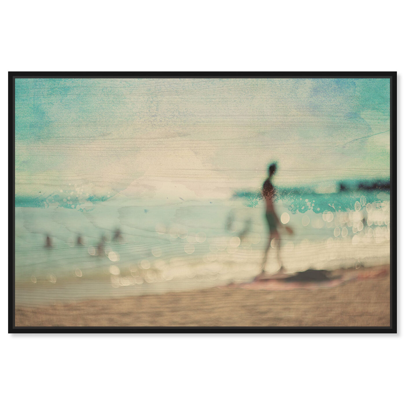 Front view of San Buenaventura Beach featuring nautical and coastal and coastal art.