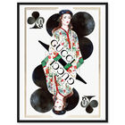Front view of Queen of Clovers Charm featuring fashion and glam and outfits art. image number null
