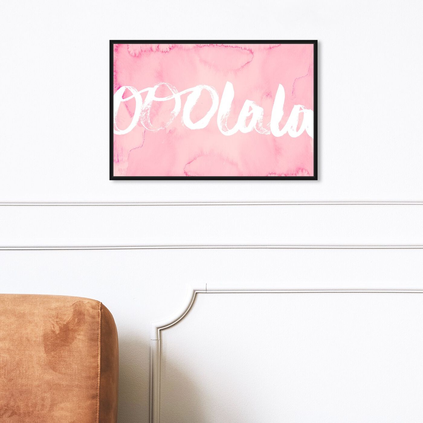 Hanging view of Fancy! featuring typography and quotes and fashion quotes and sayings art.