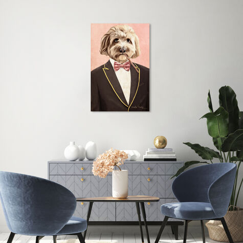 Elegant Duke - Custom Pet Portrait