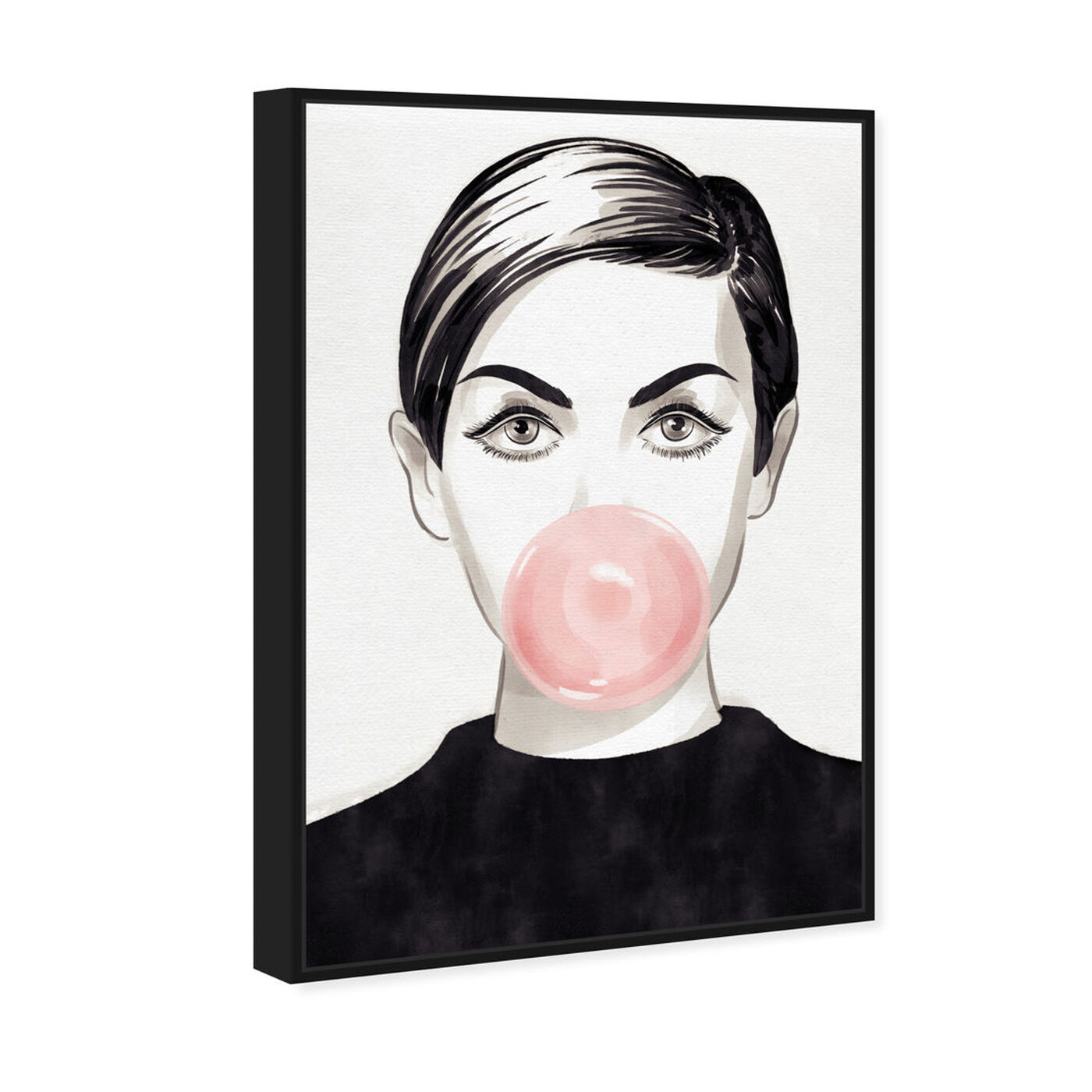 Angled view of Bubblegum Idol featuring people and portraits and portraits art.