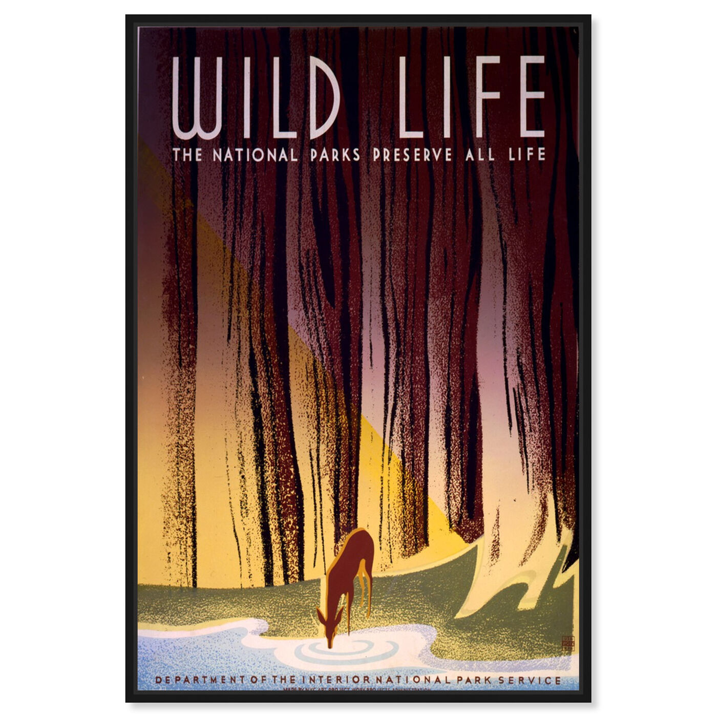 Front view of Preserve America's Wildlife featuring advertising and posters art.