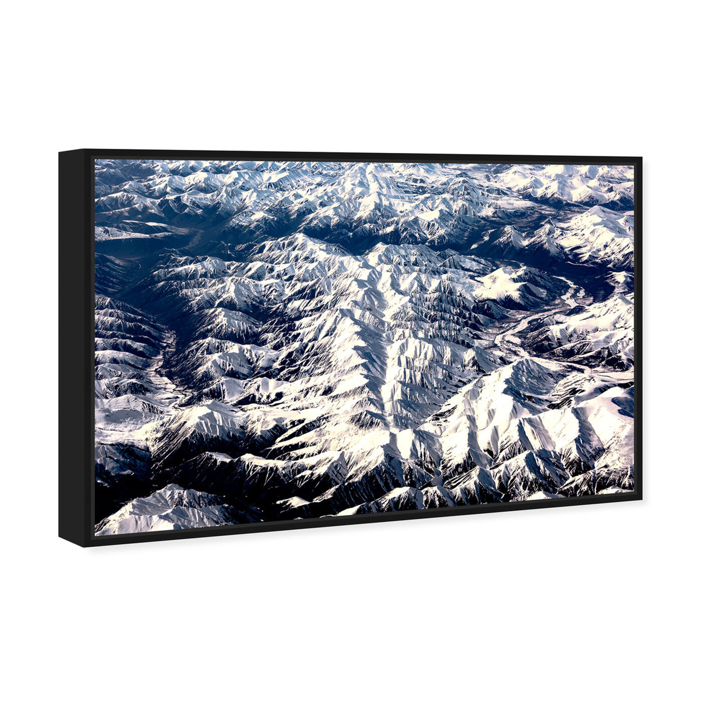 Angled view of Curro Cardenal - Aero View III featuring nature and landscape and mountains art.