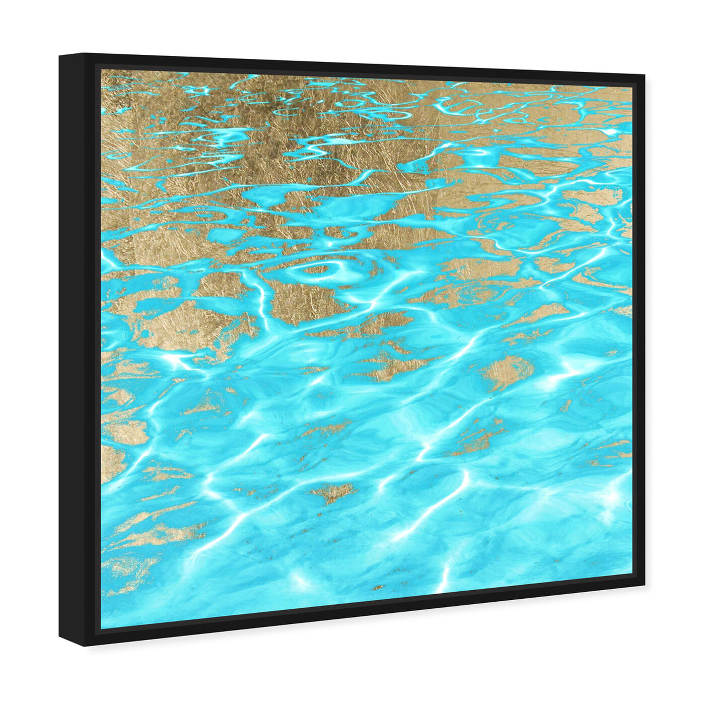 Angled view of Pristine Waters featuring abstract and textures art.