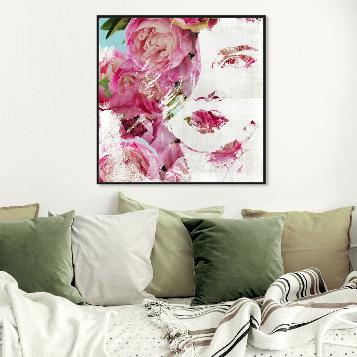 Hanging view of Ladylike featuring fashion and glam and portraits art.