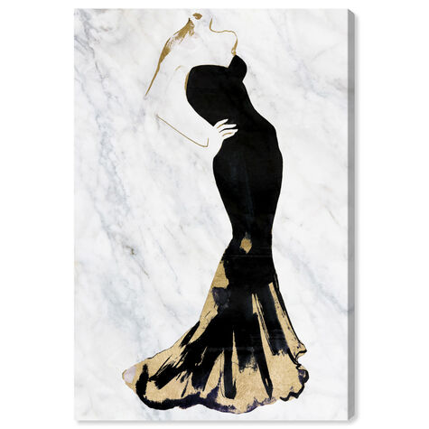 Gill Bay - Black Dress Gold and Marble