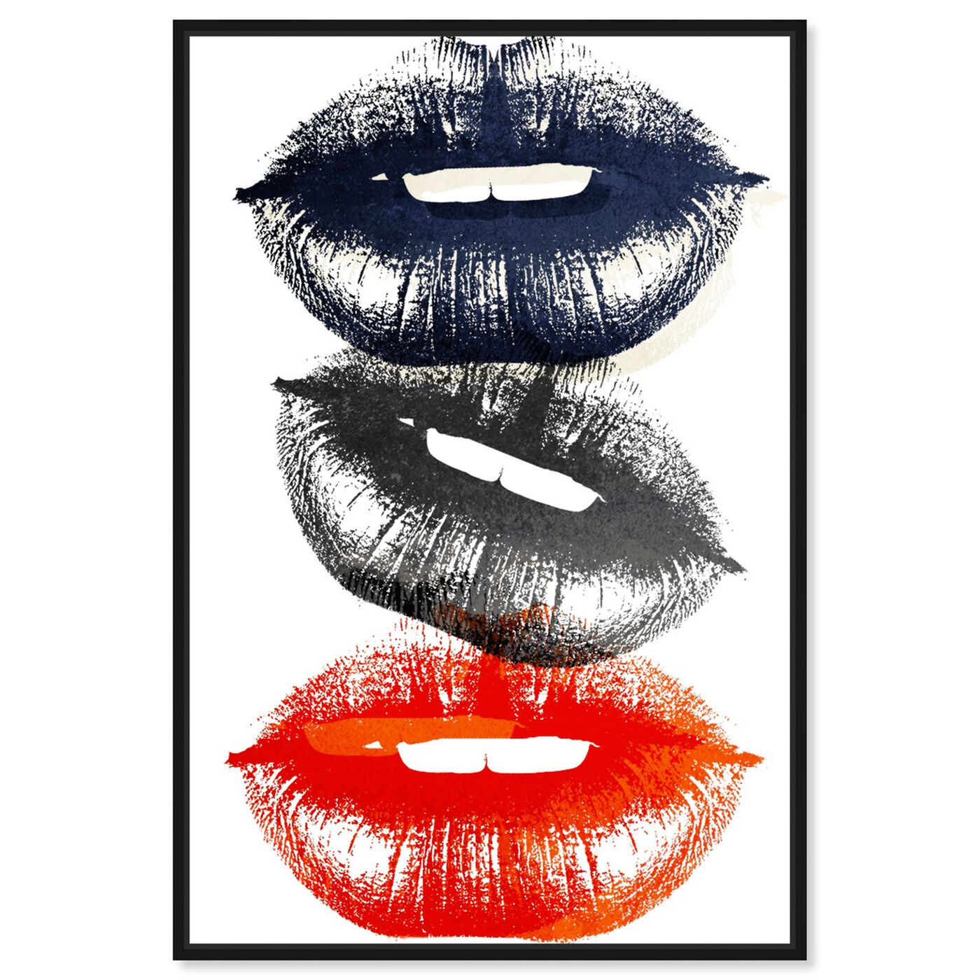 Front view of America's Lips featuring fashion and glam and lips art.