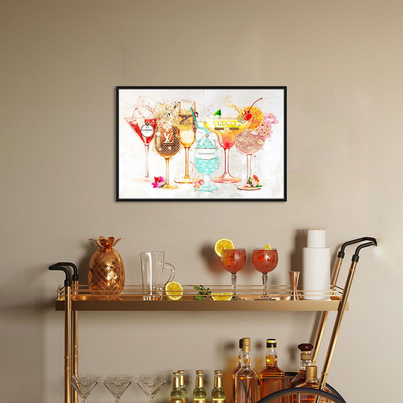 Spirits Feast  Drinks and Spirits Wall Art by The Oliver Gal