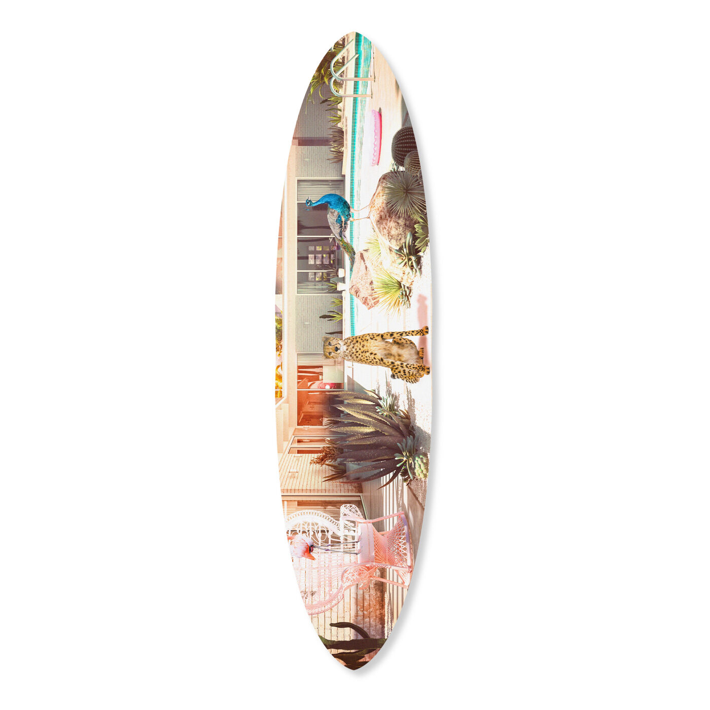 Palm Springs Crew - Decorative Acrylic Surfboard