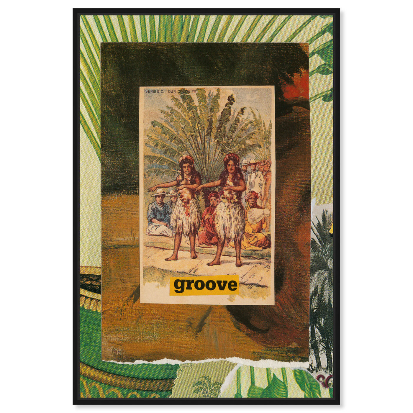 Front view of Groove  by Anne Wadsworth featuring world and countries and oceanic cultures art.