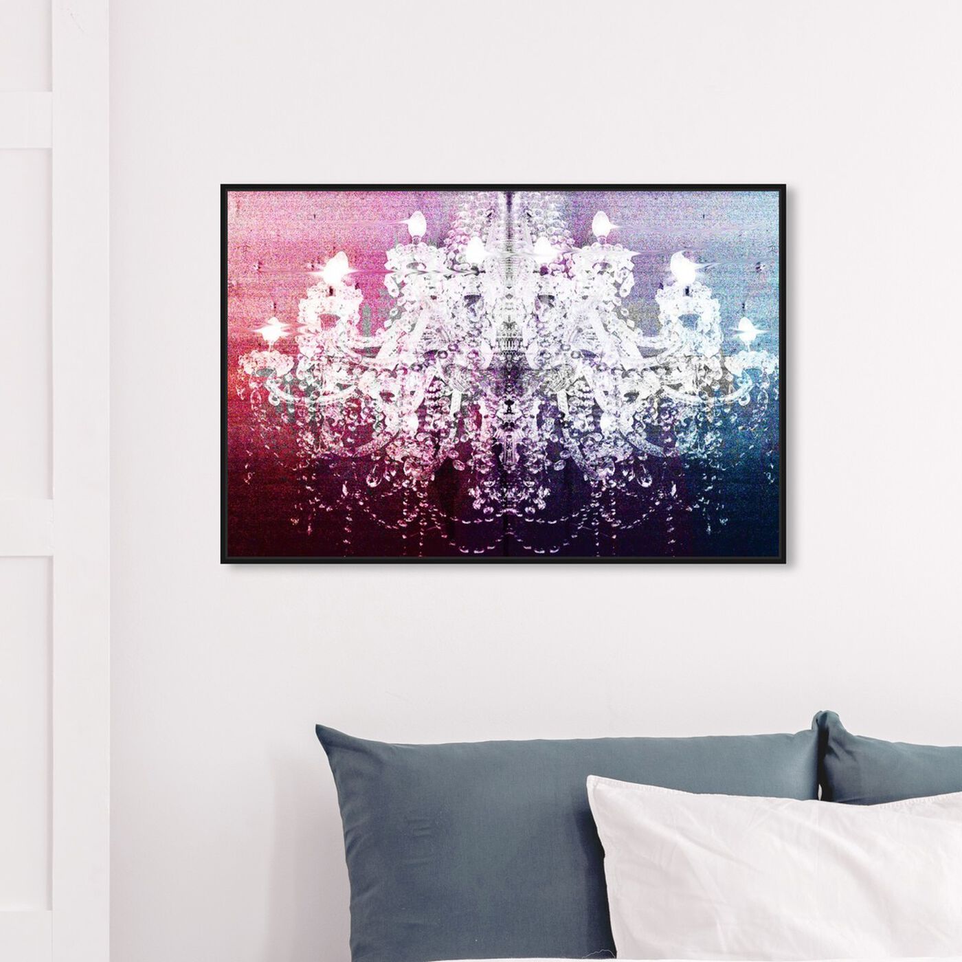 Hanging view of Heart of Glass - Fab featuring fashion and glam and chandeliers art.