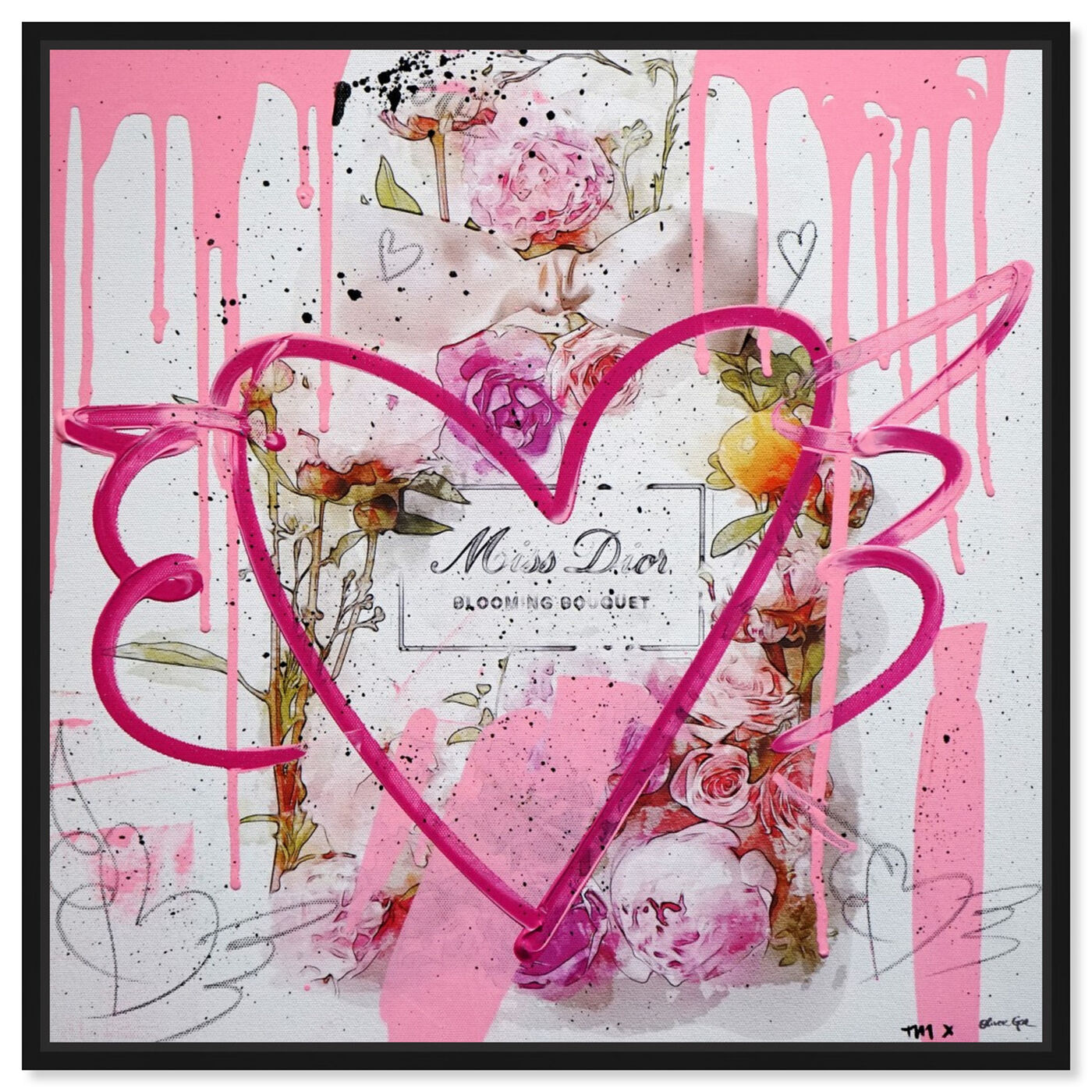 Front view of Bouquet Remix featuring fashion and glam and perfumes art.