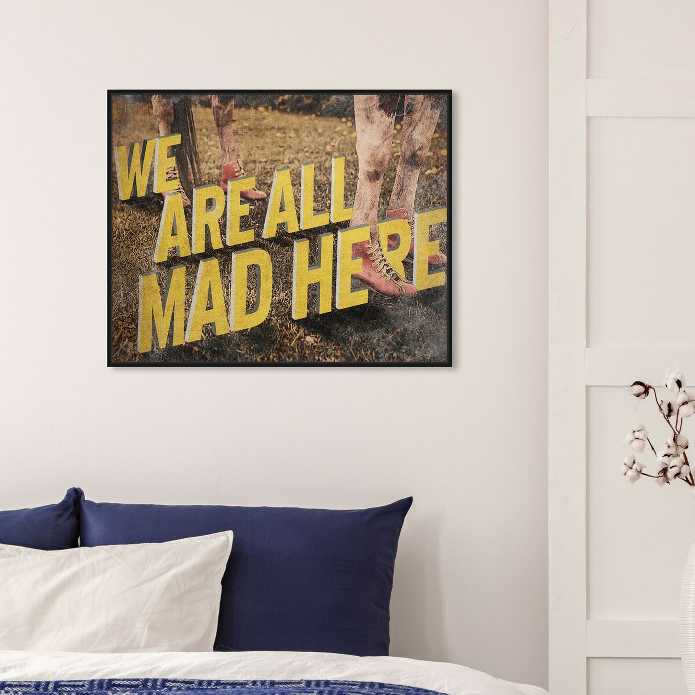 Hanging view of Mooove Over featuring typography and quotes and funny quotes and sayings art.
