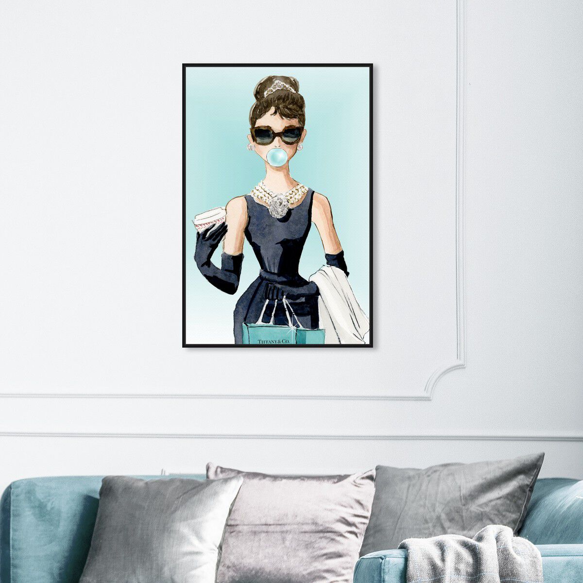 Bubble Gum Jewelry | People and Portraits Wall Art by Oliver Gal